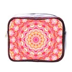 Yellow Pink Romance Mini Travel Toiletry Bag (One Side) Front