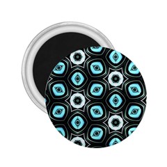 Pale Blue Elegant Retro 2 25  Button Magnet by Colorfulart23