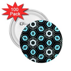 Pale Blue Elegant Retro 2 25  Button (100 Pack) by Colorfulart23