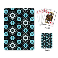 Pale Blue Elegant Retro Playing Cards Single Design