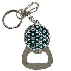 Pale Blue Elegant Retro Bottle Opener Key Chain