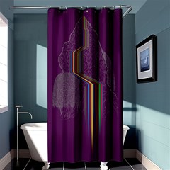 Cascade-curtain Shower Curtain 36  X 72  (stall)