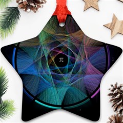 Pi Visualized Star Ornament by mousepads123