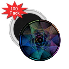 Pi Visualized 2 25  Button Magnet (100 Pack)