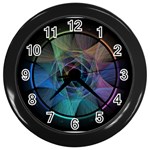 Pi Visualized Wall Clock (Black) Front