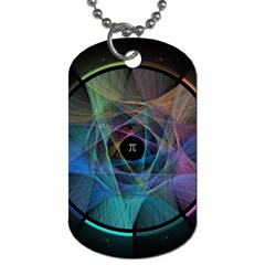 Pi Visualized Dog Tag (one Sided)