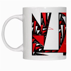 Titillating Triangles White Coffee Mug by StuffOrSomething