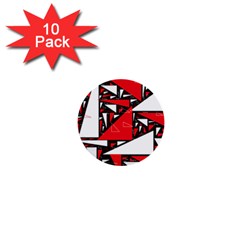 Titillating Triangles 1  Mini Button (10 Pack)