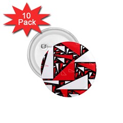 Titillating Triangles 1 75  Button (10 Pack)