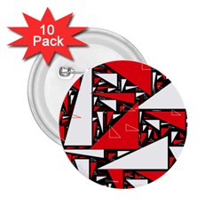 Titillating Triangles 2 25  Button (10 Pack)