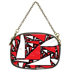 Titillating Triangles Chain Purse (one Side)