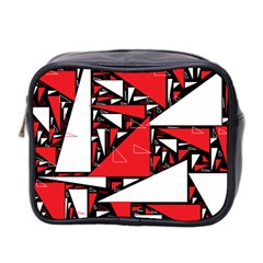 Titillating Triangles Mini Travel Toiletry Bag (two Sides)