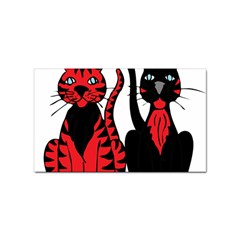 Cool Cats Sticker (rectangle) by StuffOrSomething