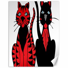 Cool Cats Canvas 18  X 24  (unframed) by StuffOrSomething