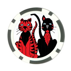 Cool Cats Poker Chip