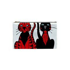 Cool Cats Cosmetic Bag (small) by StuffOrSomething