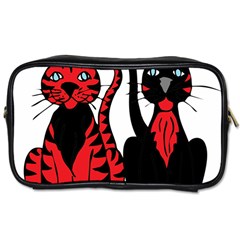 Cool Cats Travel Toiletry Bag (two Sides)