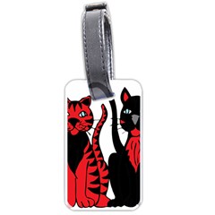 Cool Cats Luggage Tag (one Side) by StuffOrSomething