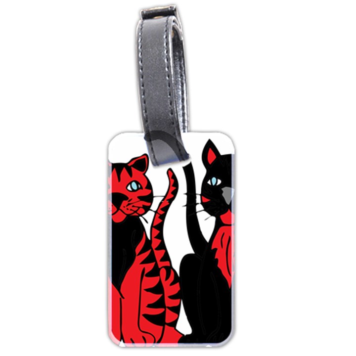 Cool Cats Luggage Tag (Two Sides)