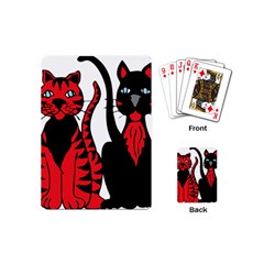 Cool Cats Playing Cards (mini) by StuffOrSomething