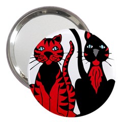 Cool Cats 3  Handbag Mirror by StuffOrSomething