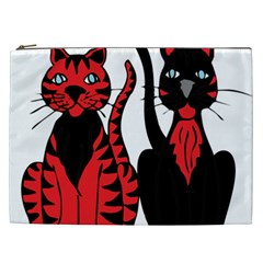 Cool Cats Cosmetic Bag (xxl) by StuffOrSomething