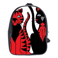 Cool Cats School Bag (xl) by StuffOrSomething