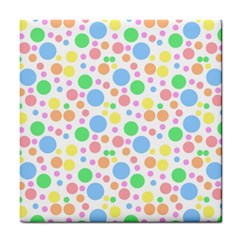 Pastel Bubbles Ceramic Tile