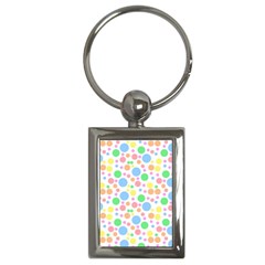 Pastel Bubbles Key Chain (rectangle)