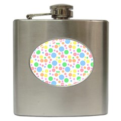 Pastel Bubbles Hip Flask