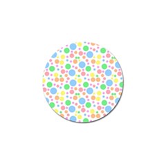 Pastel Bubbles Golf Ball Marker