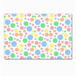 Pastel Bubbles Postcards 5  x 7  (10 Pack) Front