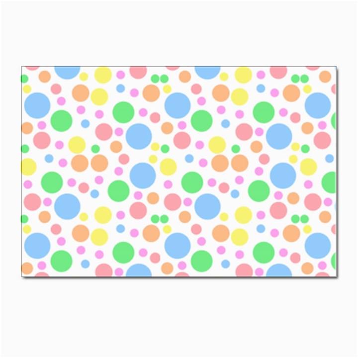 Pastel Bubbles Postcards 5  x 7  (10 Pack)