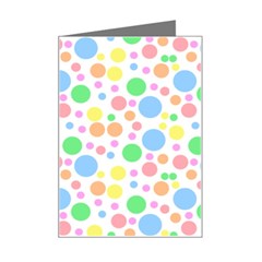 Pastel Bubbles Mini Greeting Card by StuffOrSomething