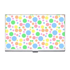 Pastel Bubbles Business Card Holder