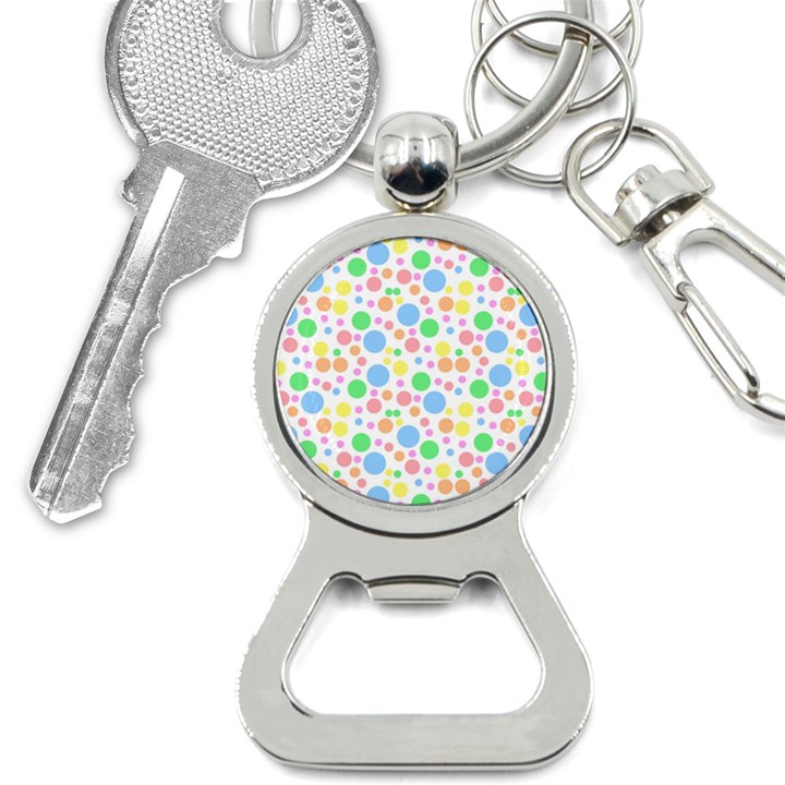 Pastel Bubbles Bottle Opener Key Chain