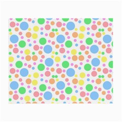 Pastel Bubbles Glasses Cloth (small, Two Sided)