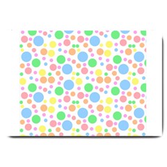 Pastel Bubbles Large Door Mat