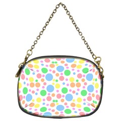 Pastel Bubbles Chain Purse (two Sided) 