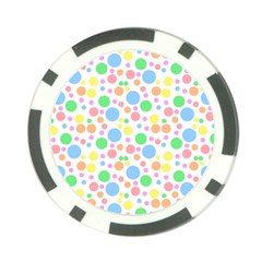 Pastel Bubbles Poker Chip (10 Pack)