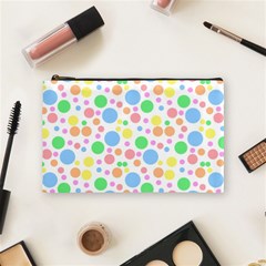 Pastel Bubbles Cosmetic Bag (medium)