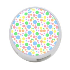 Pastel Bubbles 4-port Usb Hub (two Sides)