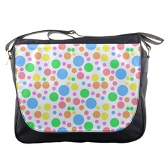 Pastel Bubbles Messenger Bag