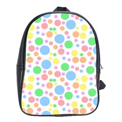 Pastel Bubbles School Bag (xl)