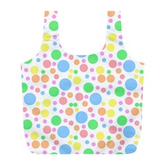 Pastel Bubbles Reusable Bag (l) by StuffOrSomething