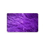 Purple Tresses Magnet (Name Card) Front