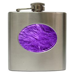 Purple Tresses Hip Flask by FunWithFibro