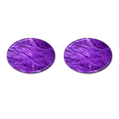 Purple Tresses Cufflinks (oval)