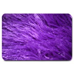 Purple Tresses Large Door Mat by FunWithFibro