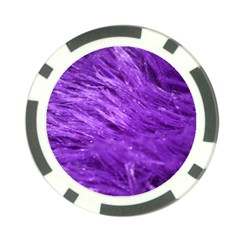 Purple Tresses Poker Chip